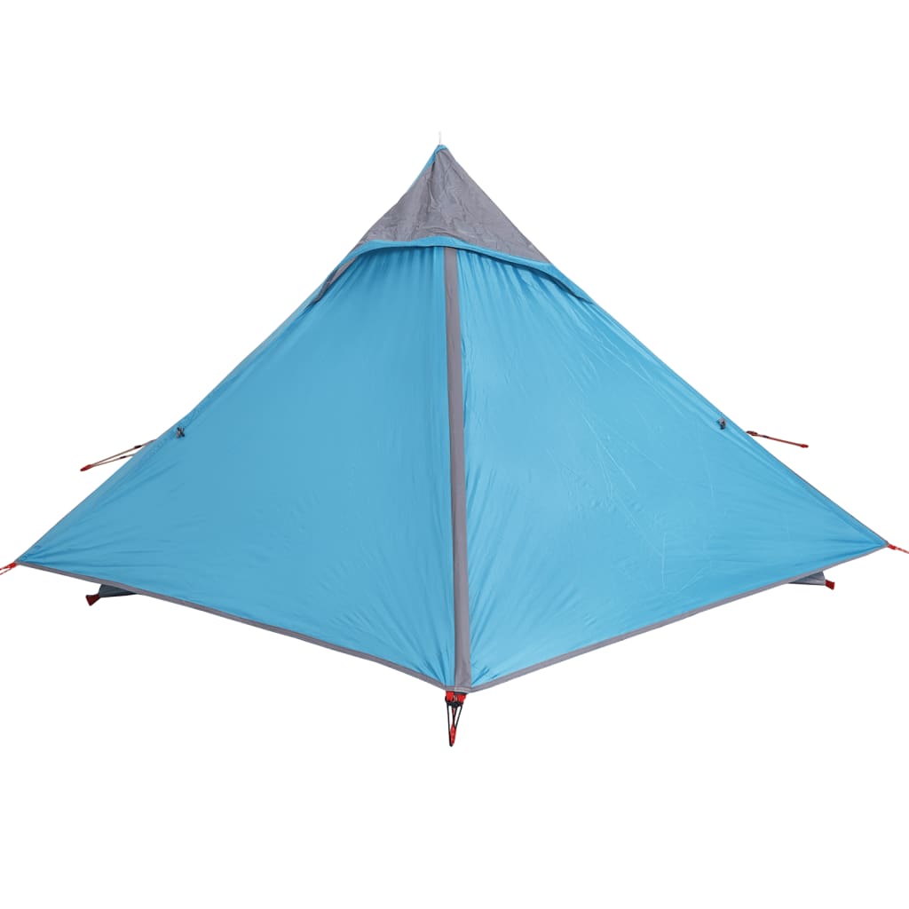 vidaXL Camping Tent 2-Person Blue Waterproof