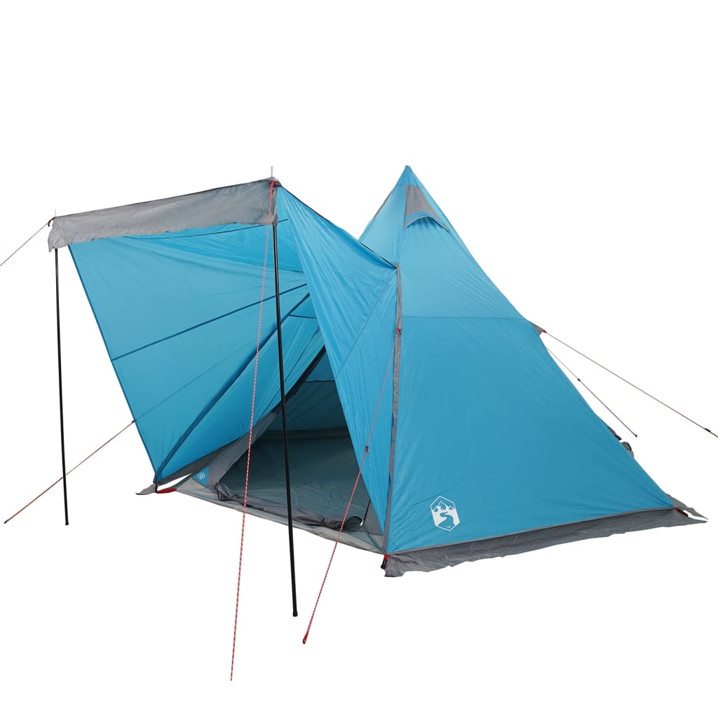 vidaXL Family Tent Tipi 6-Person Blue Waterproof