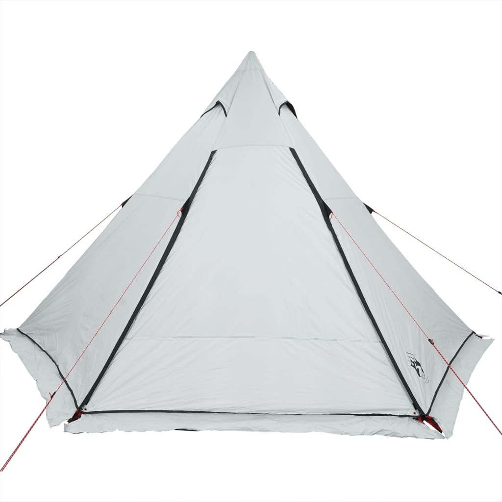 vidaXL Family Tent Tipi 6-Person White Blackout Fabric Waterproof