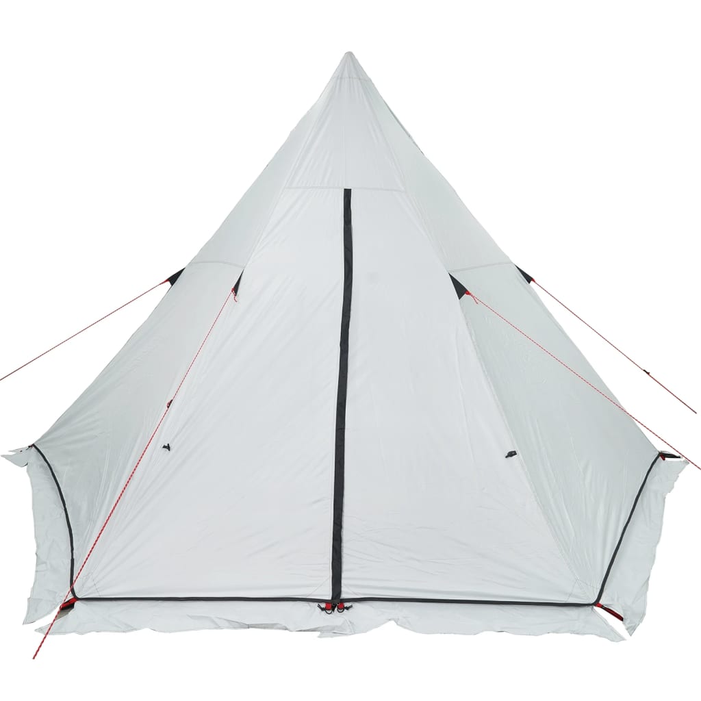 vidaXL Family Tent Tipi 6-Person White Blackout Fabric Waterproof