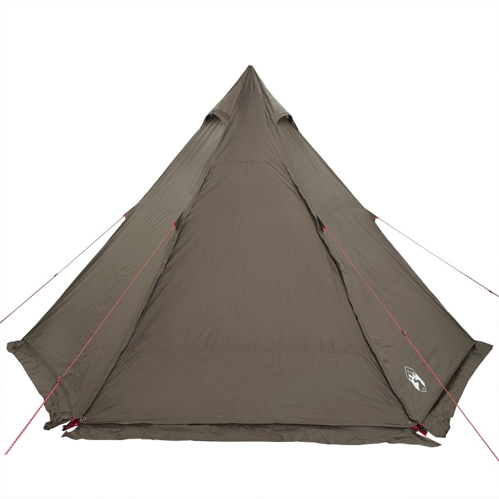 vidaXL Family Tent Tipi 6-Person Brown Waterproof