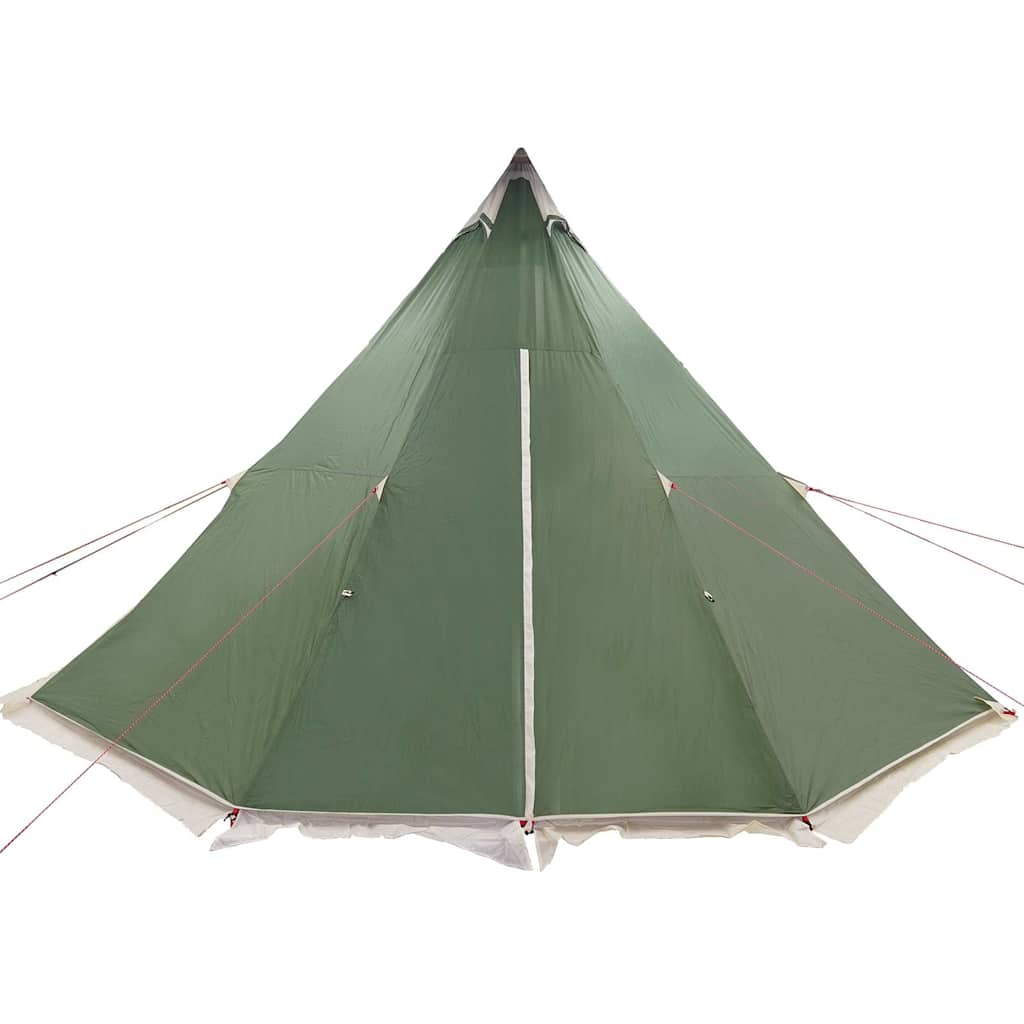 vidaXL Family Tent Tipi 6-Person Green Waterproof