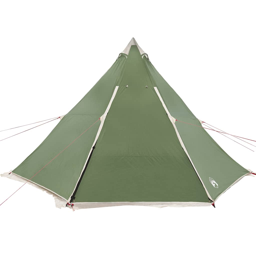 vidaXL Family Tent Tipi 6-Person Green Waterproof