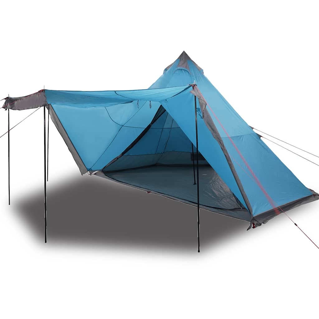 vidaXL Family Tent Tipi 6-Person Blue Waterproof