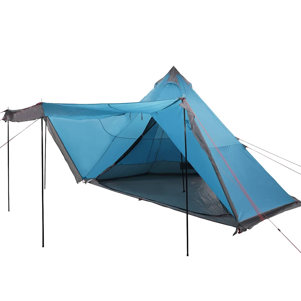 vidaXL Family Tent Tipi 6-Person Blue Waterproof