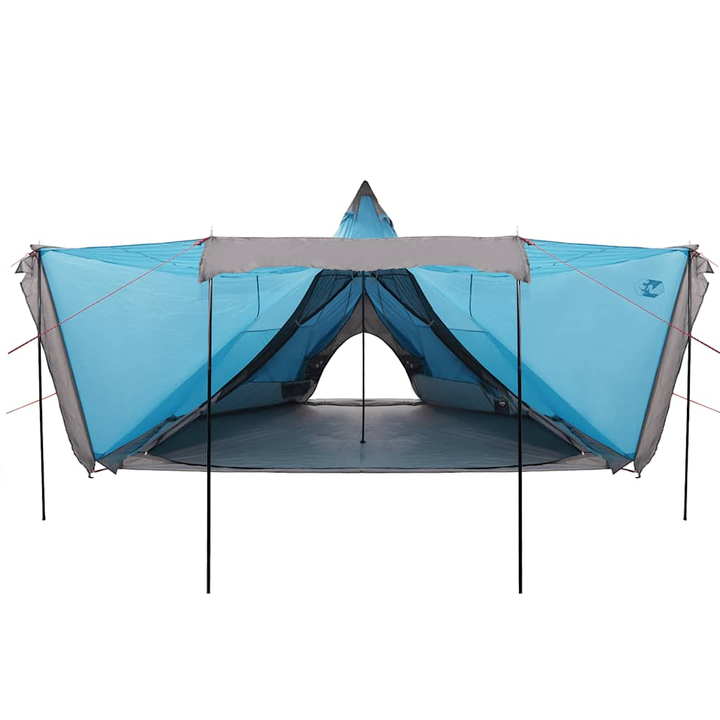 vidaXL Family Tent Tipi 6-Person Blue Waterproof