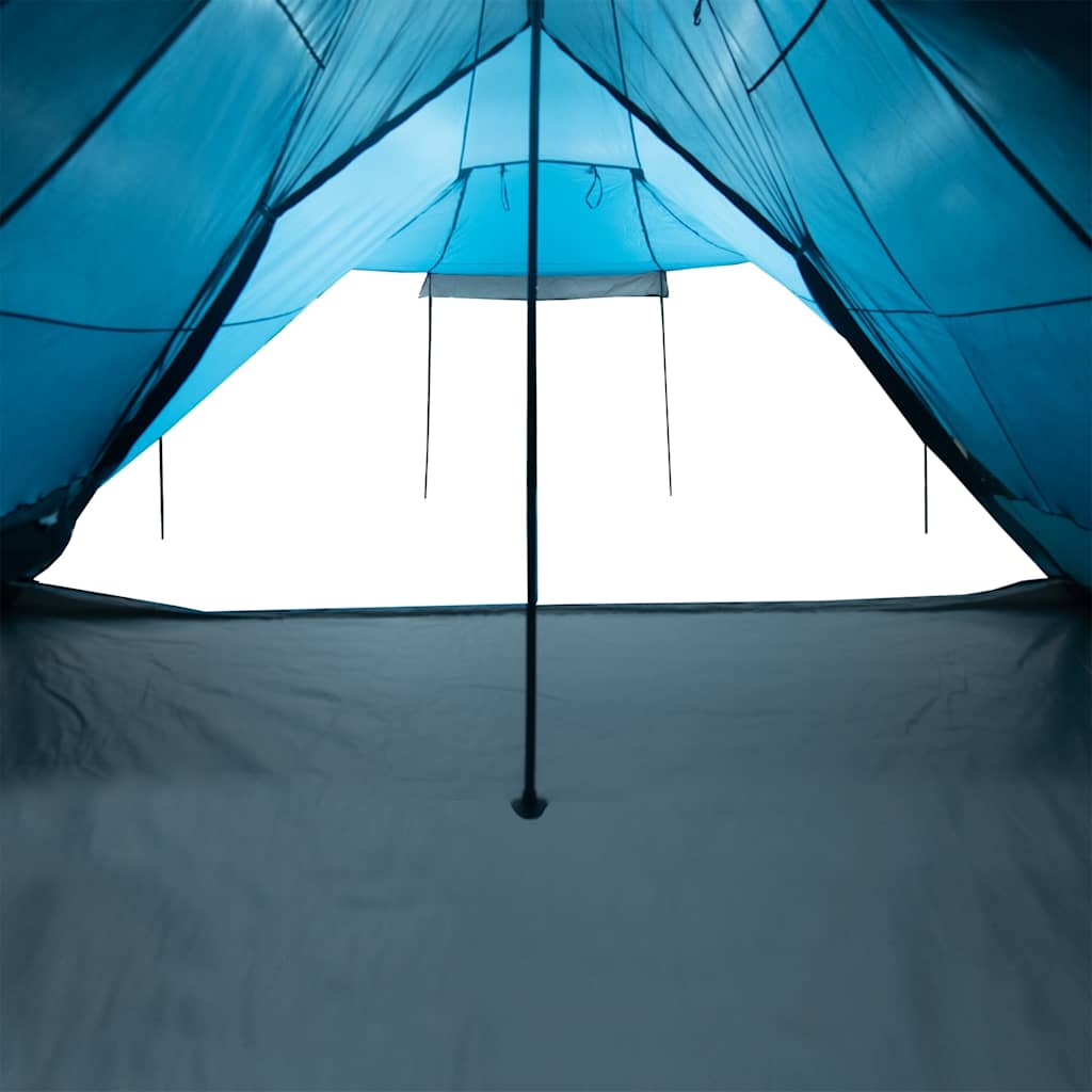 vidaXL Family Tent Tipi 6-Person Blue Waterproof