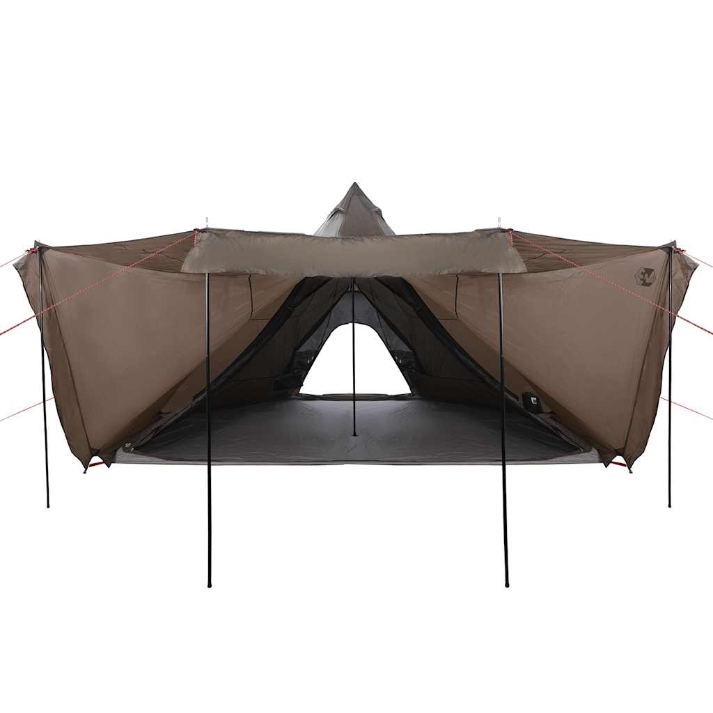 vidaXL Family Tent Tipi 6-Person Brown Waterproof