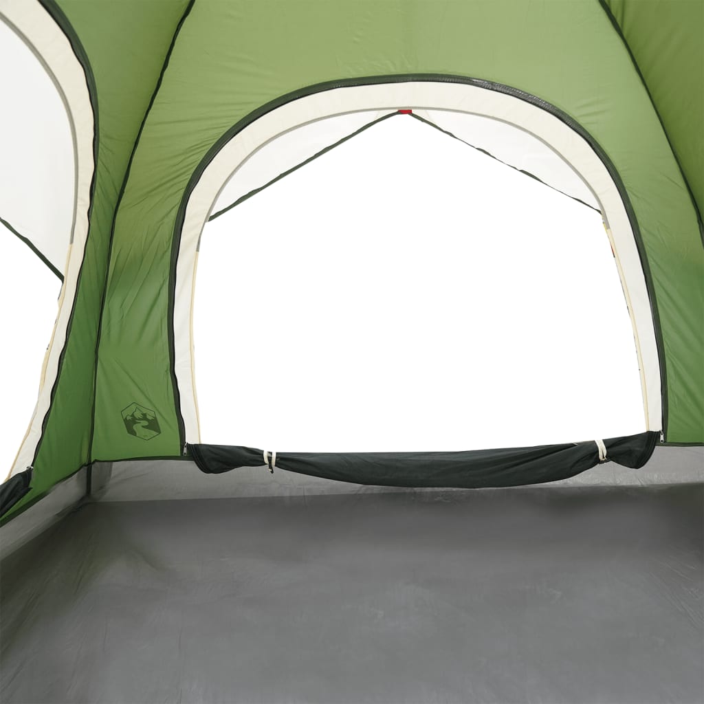 vidaXL Camping Tent Cabin 4-Person Green Waterproof