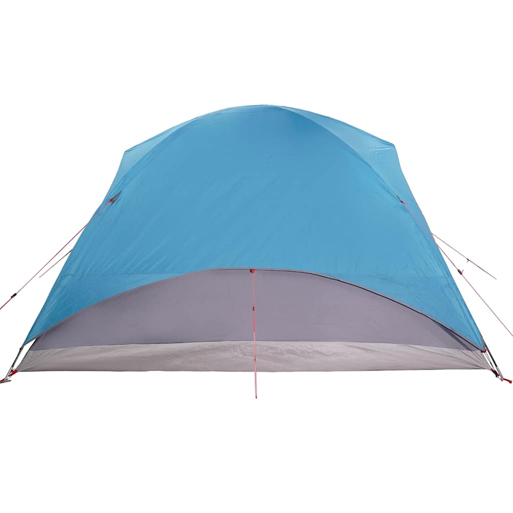 vidaXL Family Tent Tunnel 6-Person Blue Waterproof