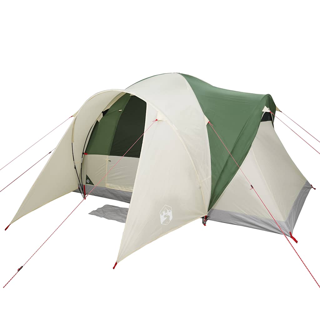 Family Tent Dome 6-Person Green Waterproof