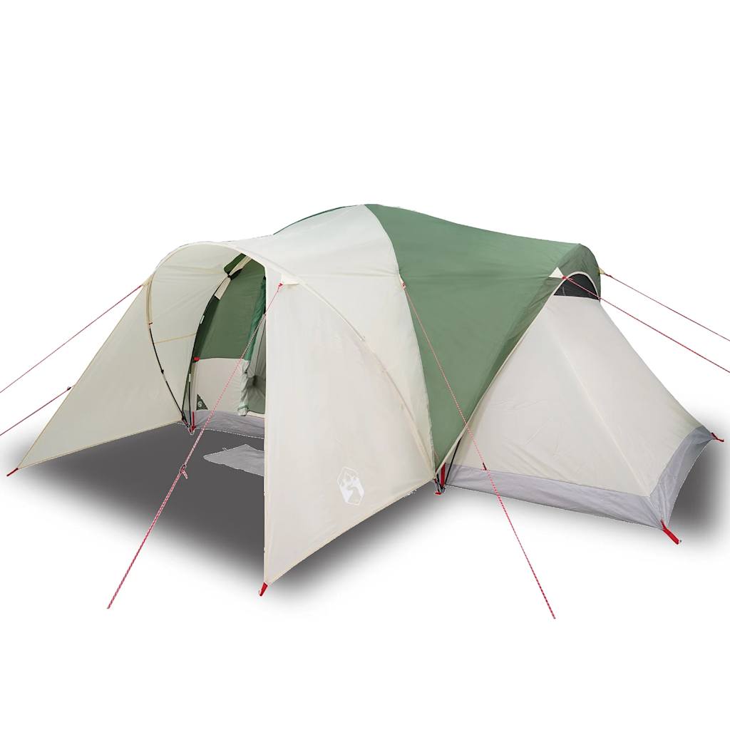 vidaXL Family Tent Dome 6-Person Green Waterproof