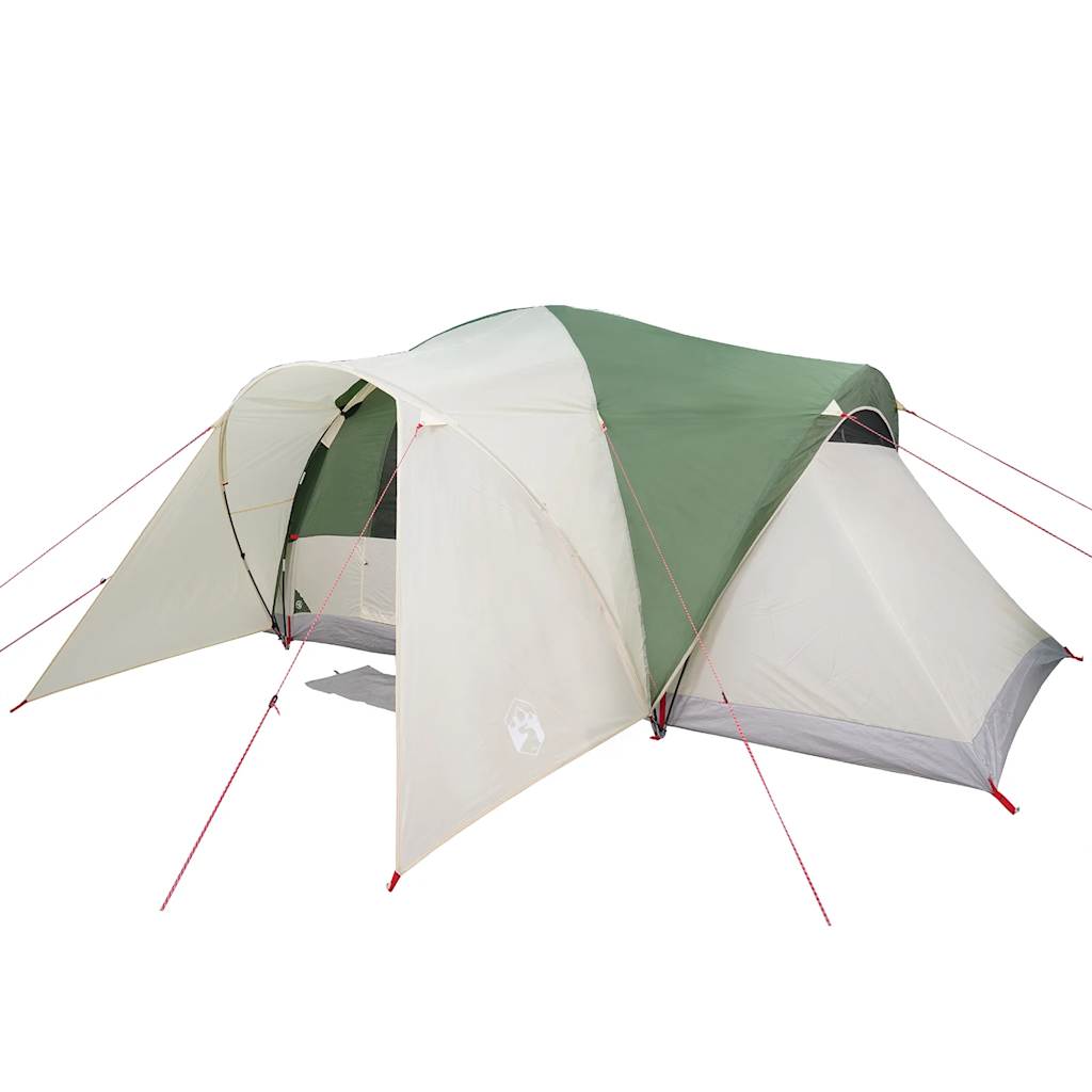 vidaXL Family Tent Dome 6-Person Green Waterproof