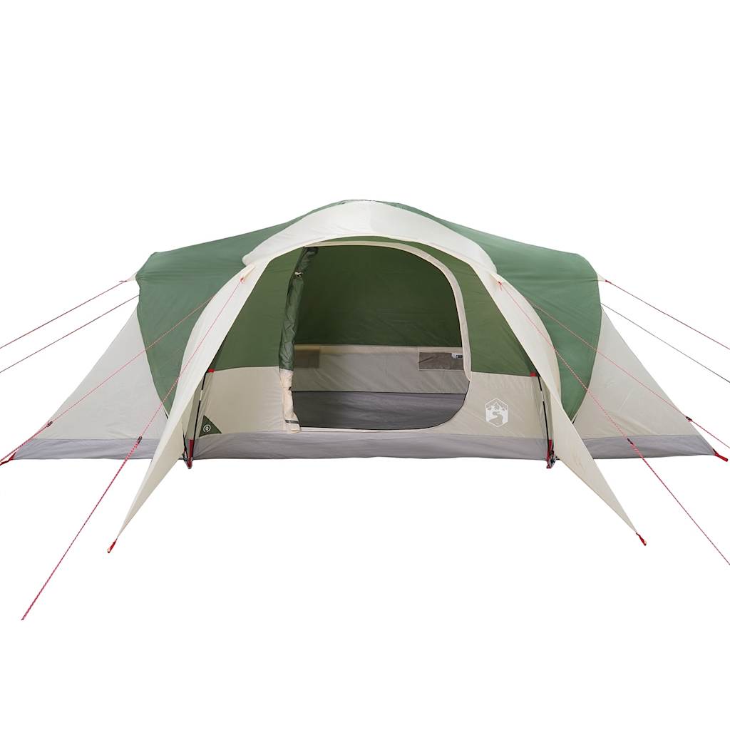 vidaXL Family Tent Dome 6-Person Green Waterproof