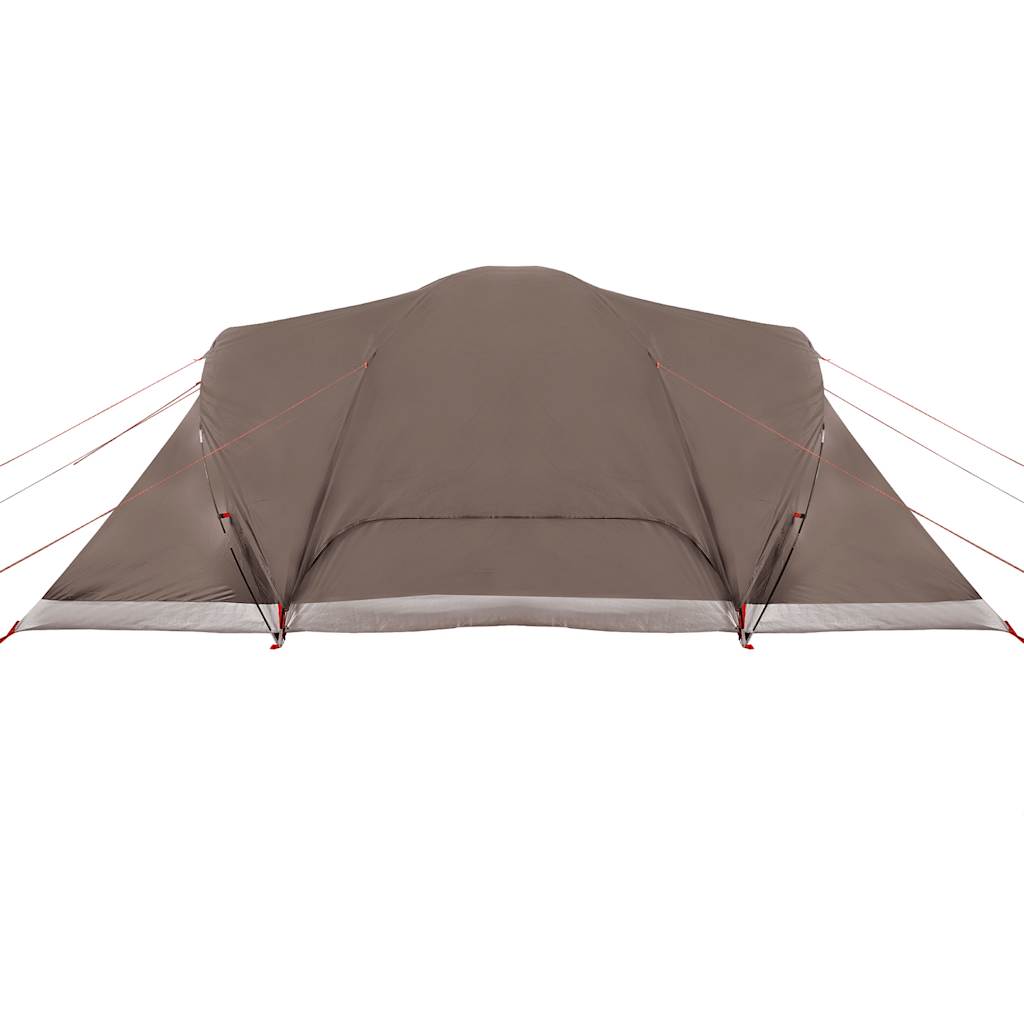 vidaXL Family Tent Dome 6-Person Brown Waterproof