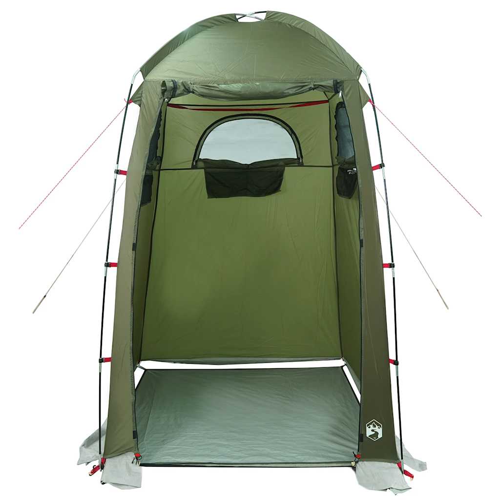 vidaXL Shower Tent Olive Green Waterproof