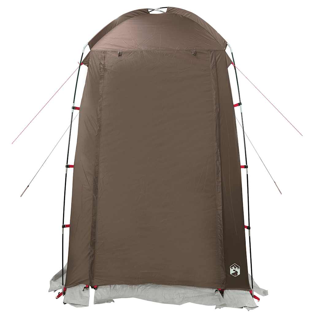 vidaXL Shower Tent Brown Waterproof