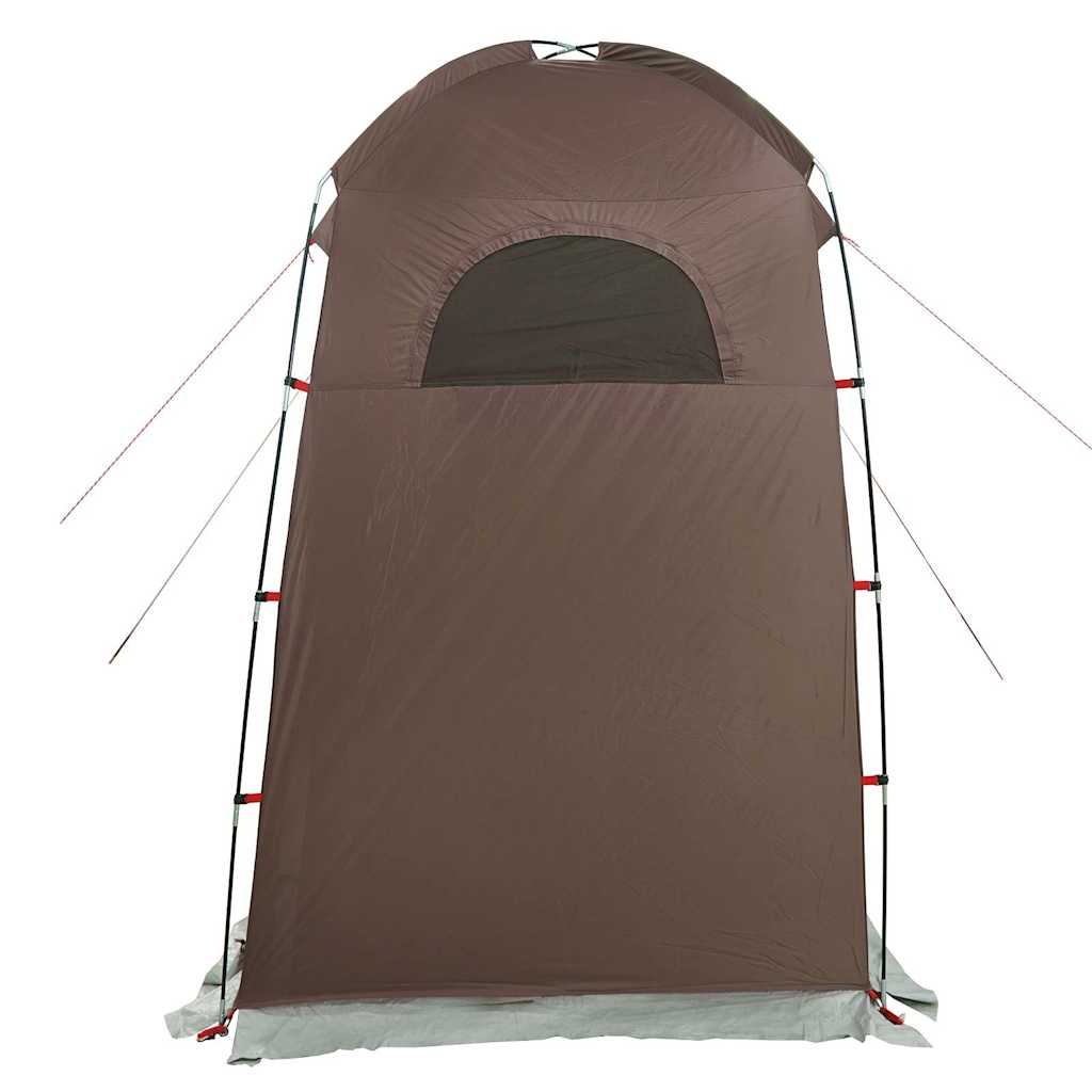 vidaXL Shower Tent Brown Waterproof