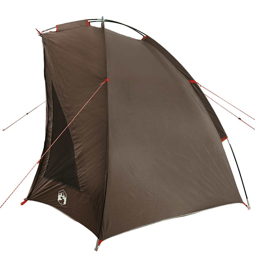 vidaXL Fishing Tent Brown Waterproof