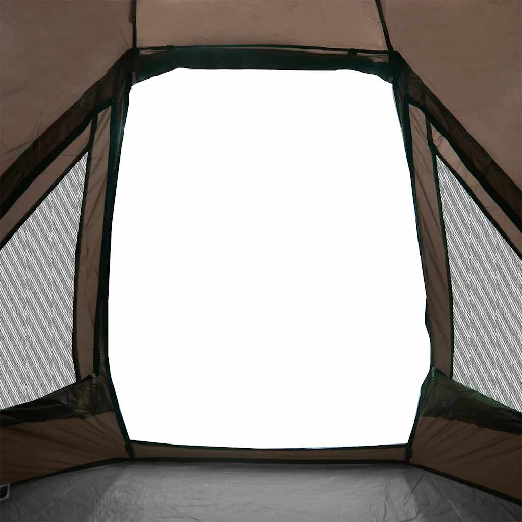 vidaXL Fishing Tent Brown Waterproof