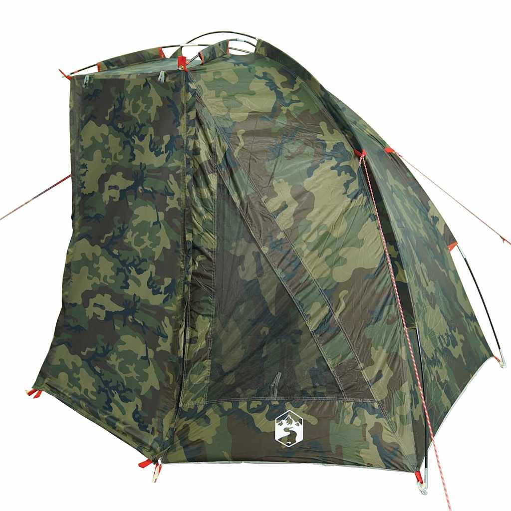 vidaXL Fishing Tent Camouflage Waterproof