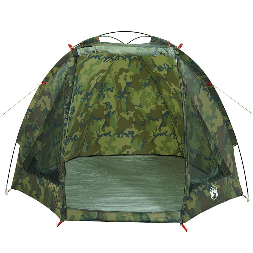 vidaXL Fishing Tent Camouflage Waterproof