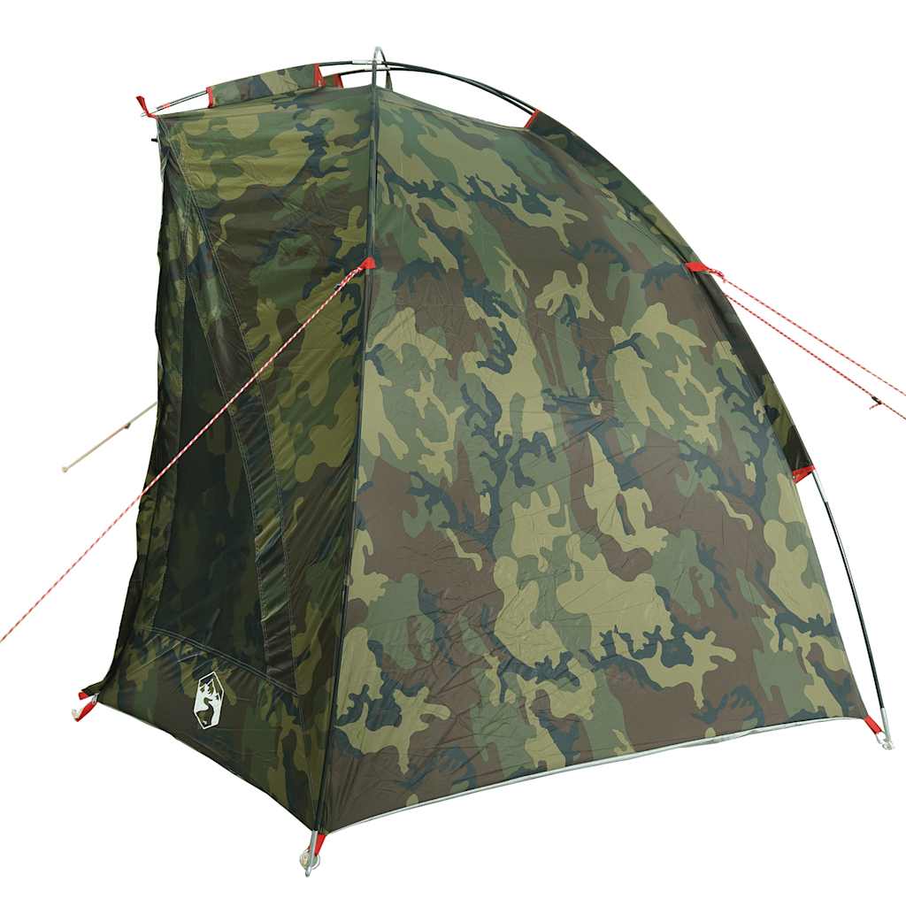 vidaXL Fishing Tent Camouflage Waterproof