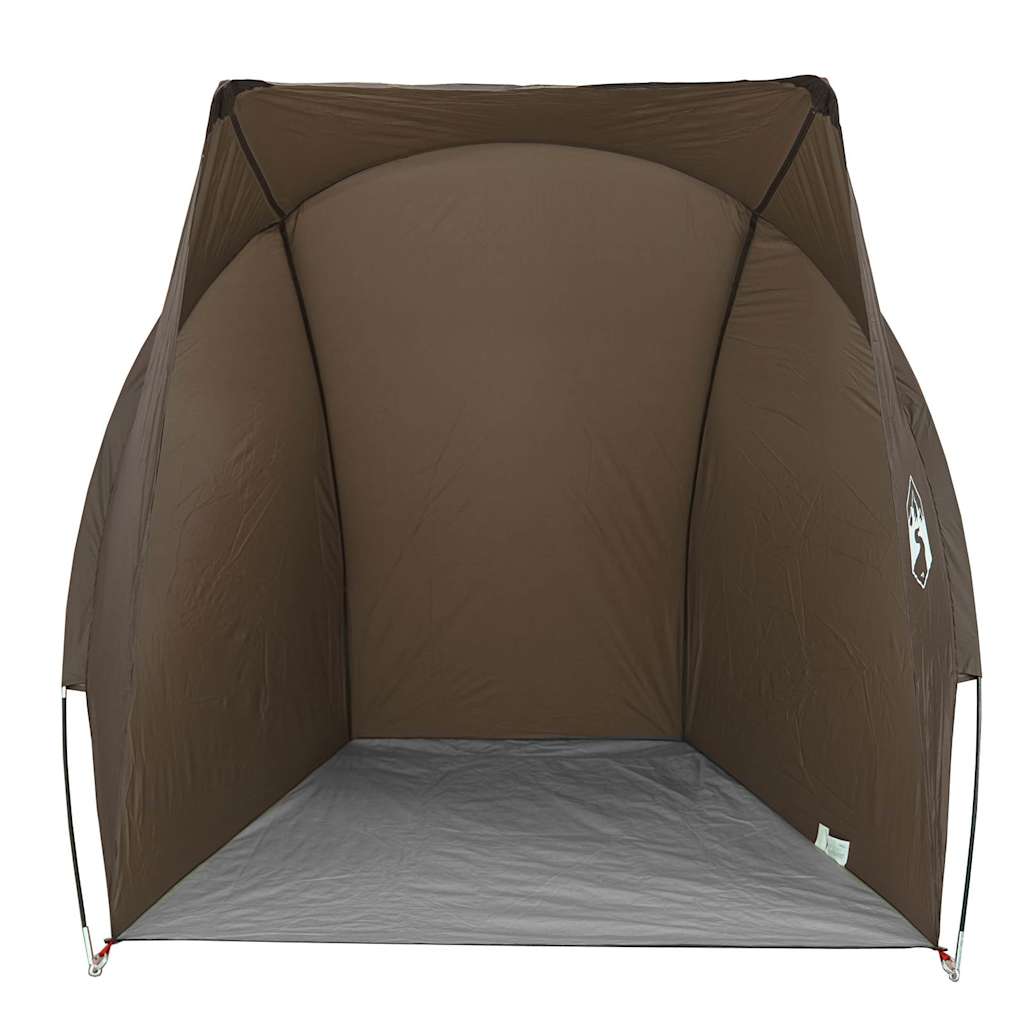 vidaXL Fishing Tent Brown Waterproof