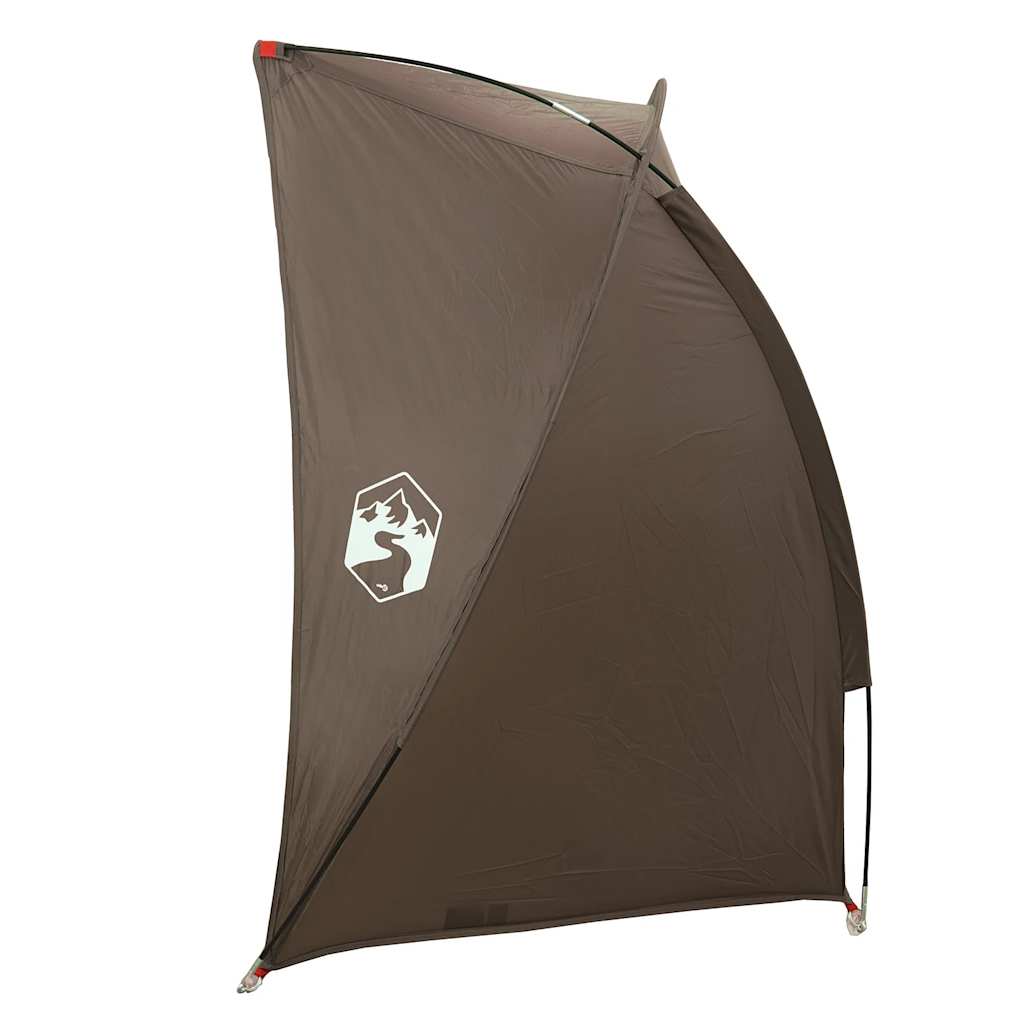 vidaXL Fishing Tent Brown Waterproof