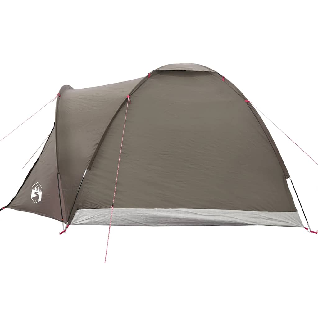 vidaXL Fishing Tent 2-Person Brown Waterproof