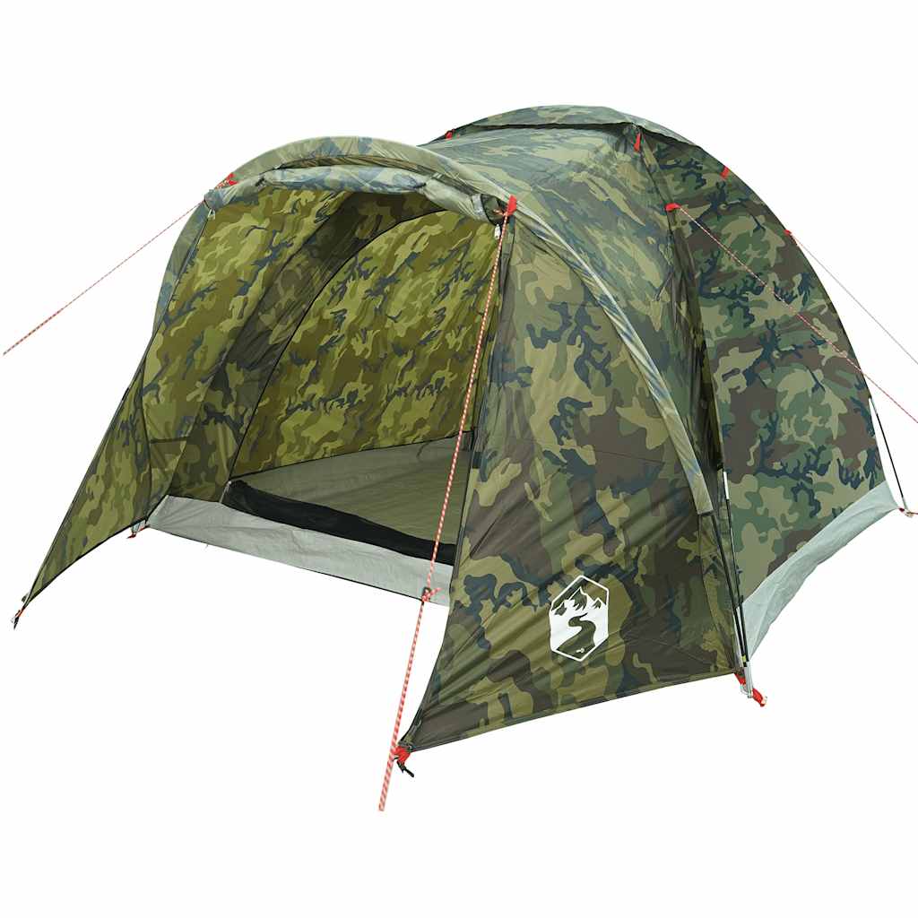 vidaXL Fishing Tent 2-Person Camouflage Waterproof