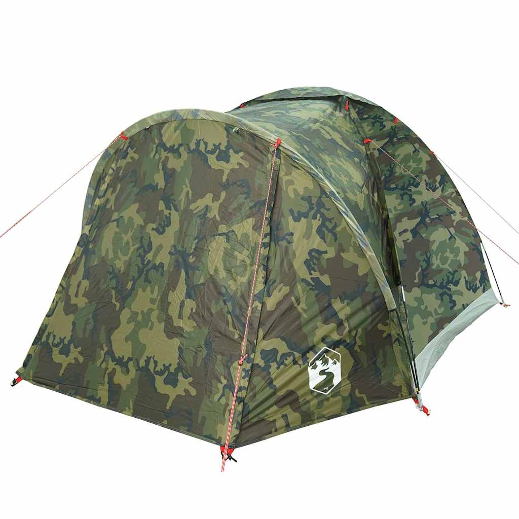 vidaXL Fishing Tent 2-Person Camouflage Waterproof