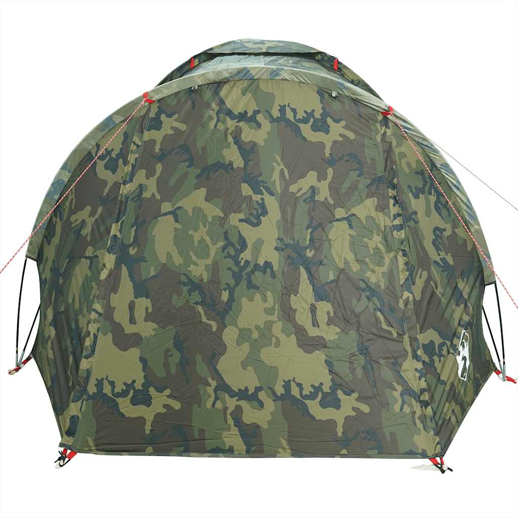 vidaXL Fishing Tent 2-Person Camouflage Waterproof