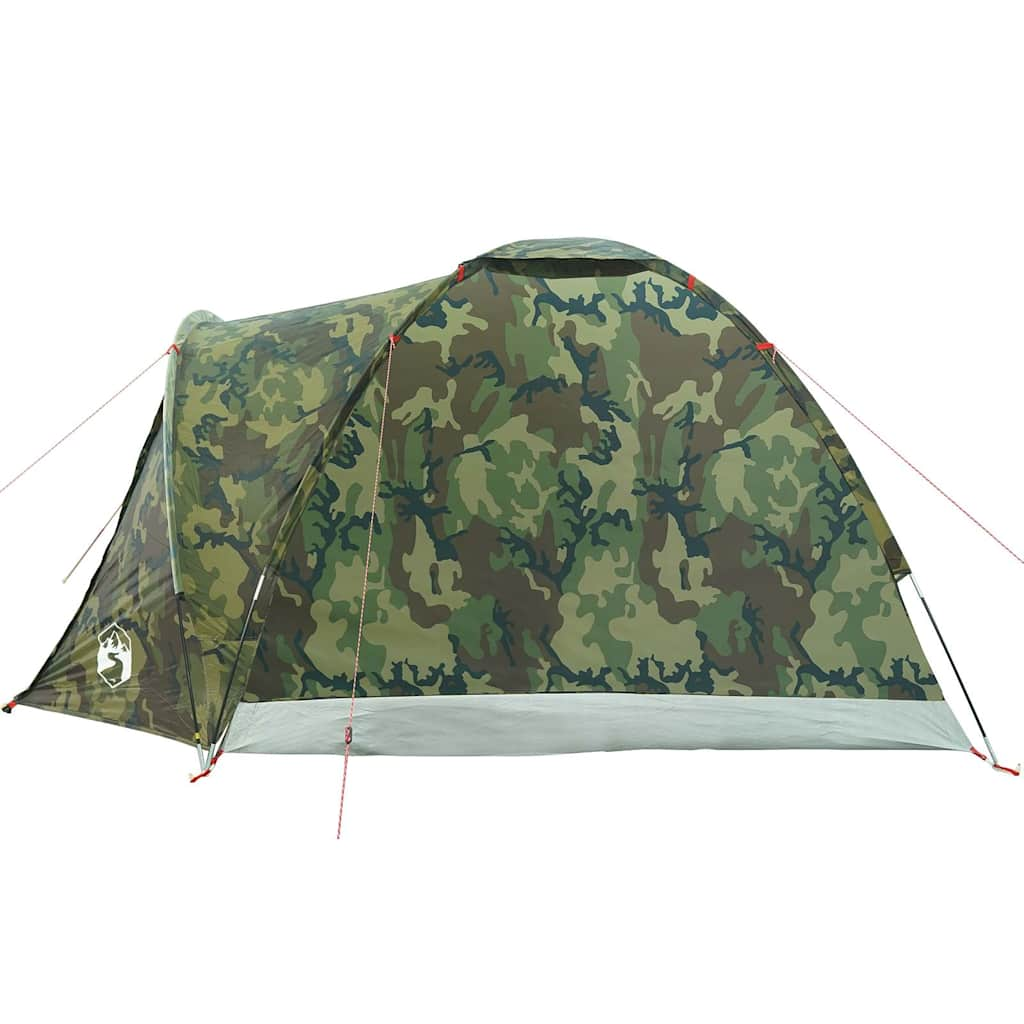 vidaXL Fishing Tent 2-Person Camouflage Waterproof