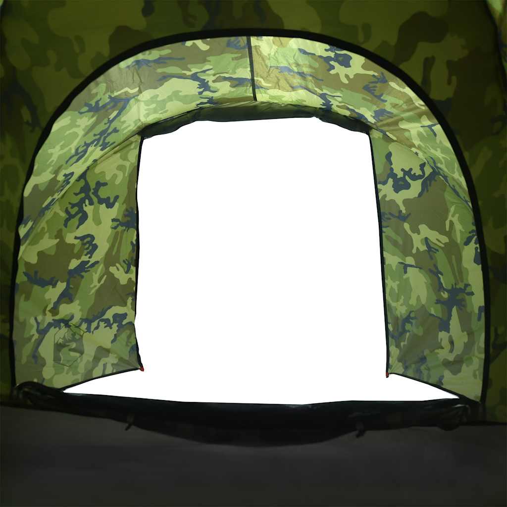 vidaXL Fishing Tent 2-Person Camouflage Waterproof