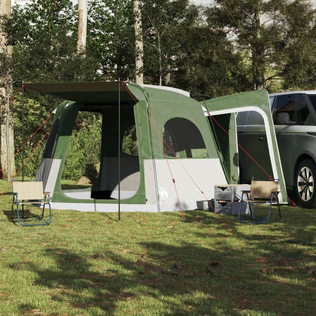 vidaXL Car Tent 4-Person Green Waterproof