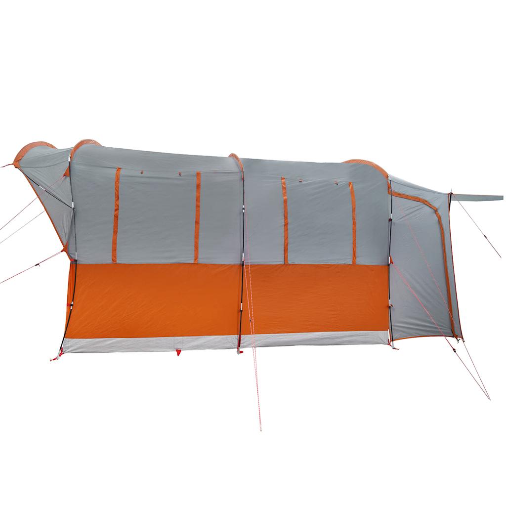 vidaXL Car Tent 4-Person Grey and Orange Waterproof