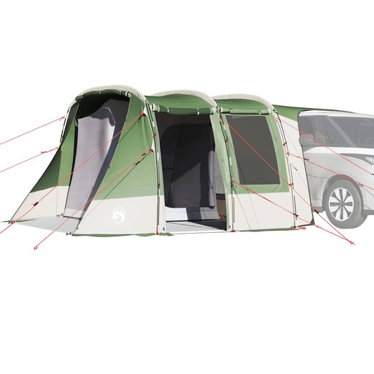 vidaXL Car Tent Green Waterproof