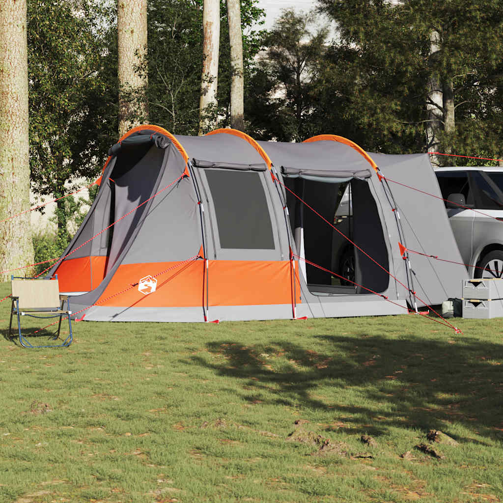 Car Tent 2-Person Grey and Orange Waterproof