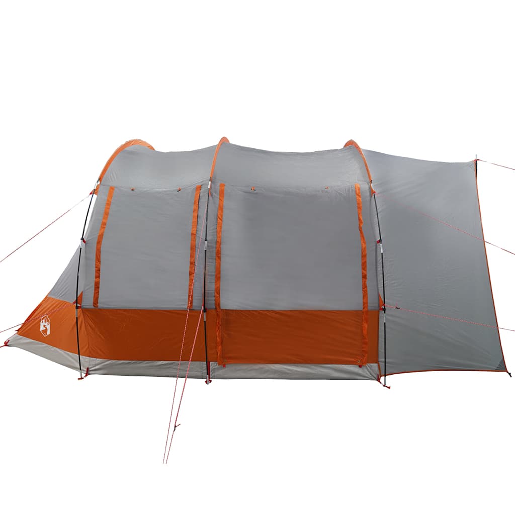 vidaXL Car Tent 2-Person Grey and Orange Waterproof