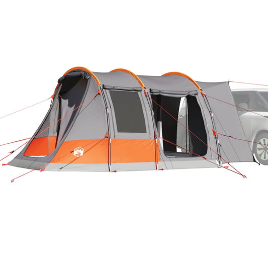 vidaXL Car Tent 2-Person Grey and Orange Waterproof