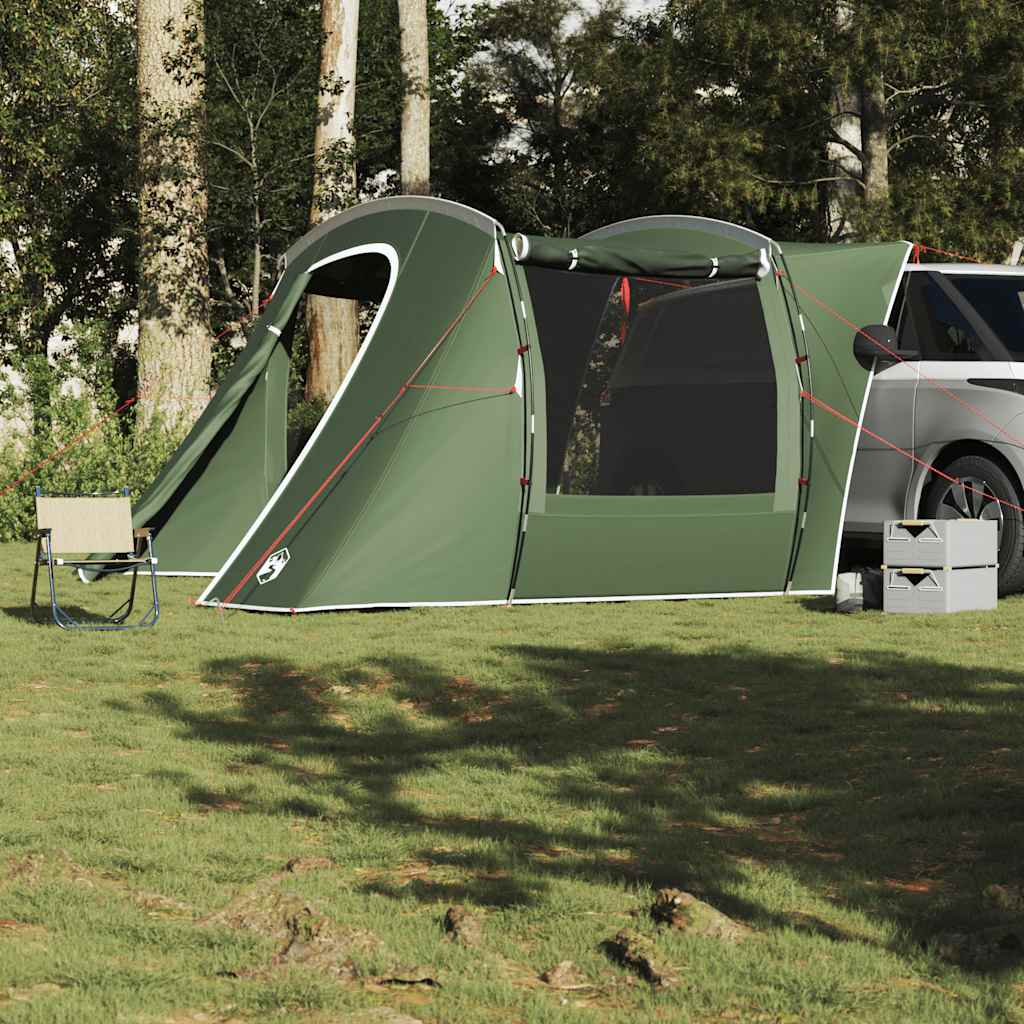 vidaXL Car Tent Green Waterproof