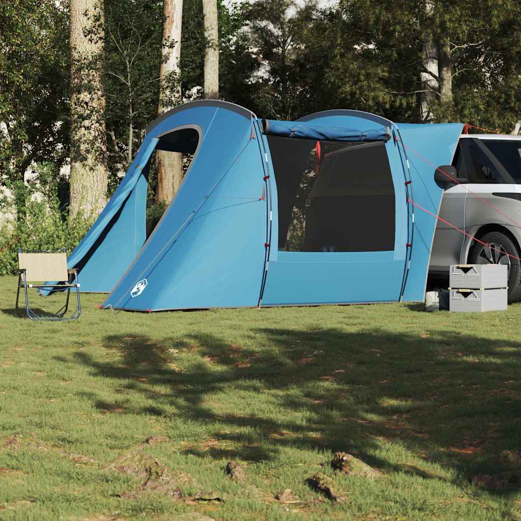 vidaXL Car Tent Blue Waterproof