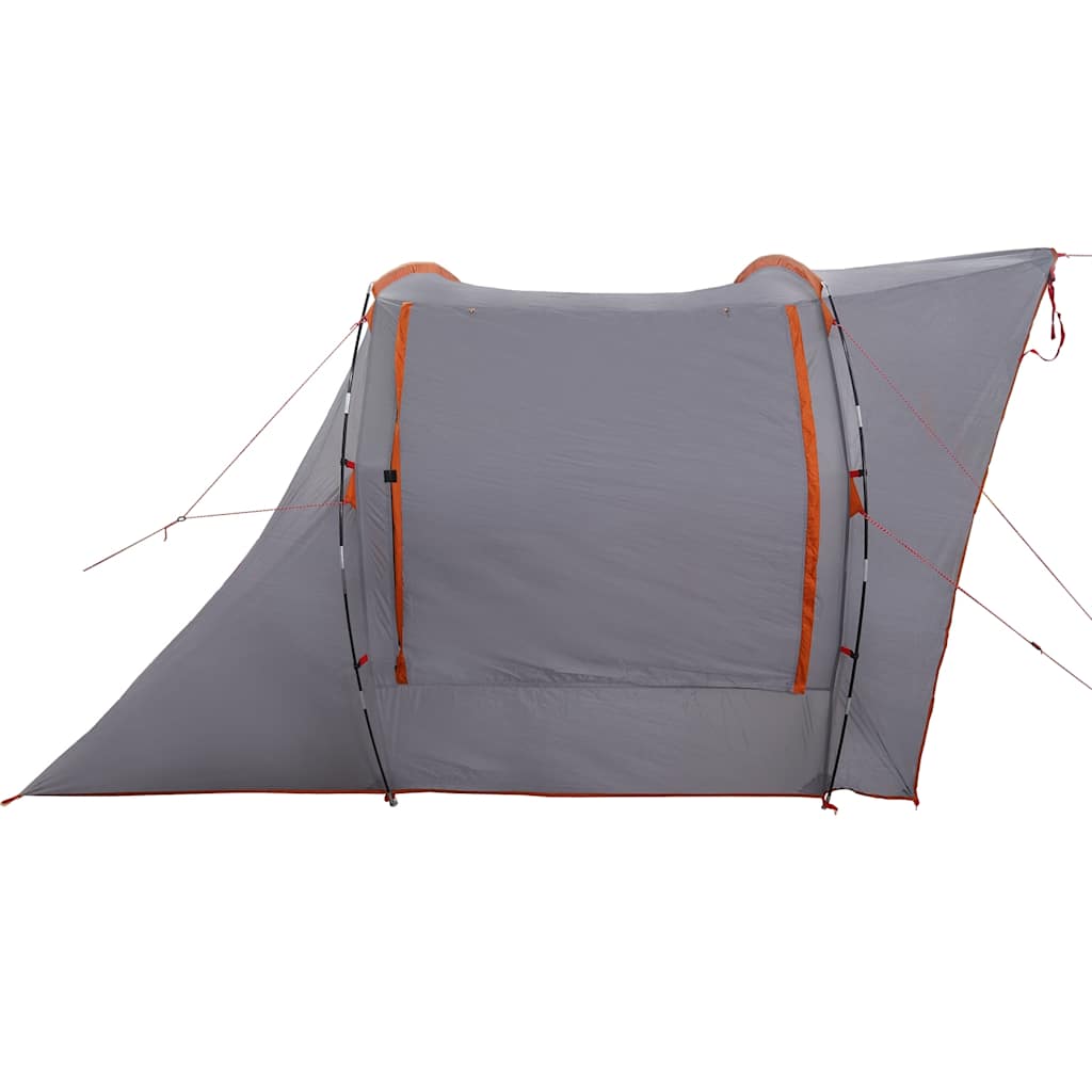 vidaXL Car Tent Grey and Orange Waterproof