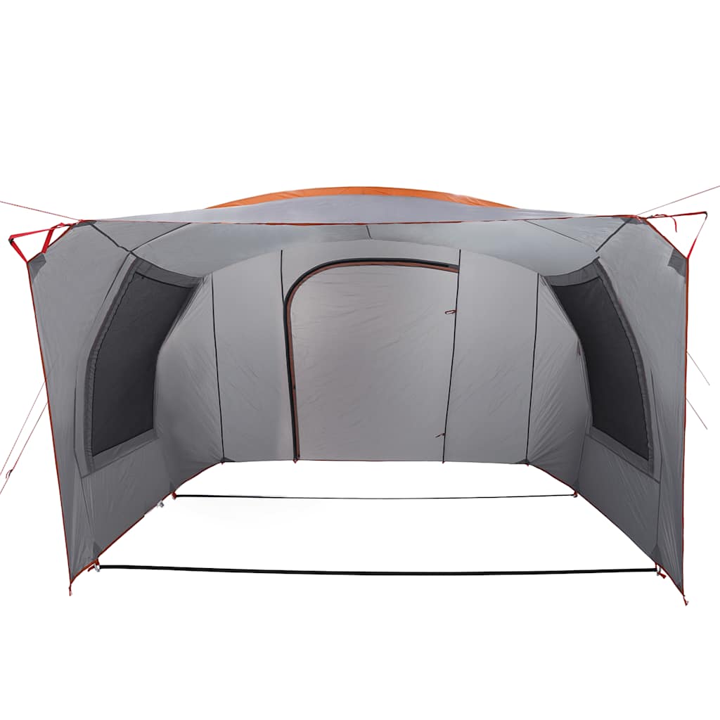 vidaXL Car Tent Grey and Orange Waterproof