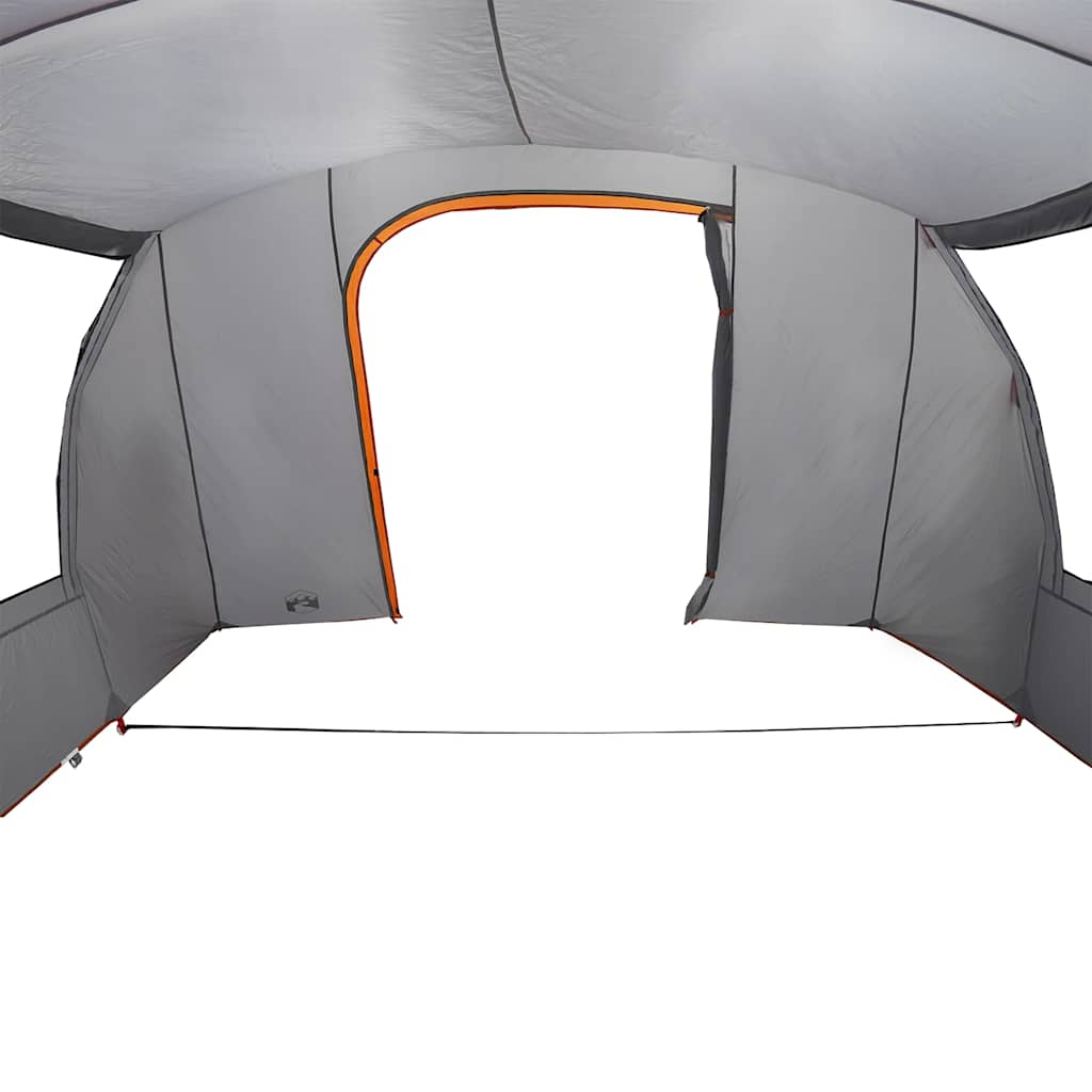 vidaXL Car Tent Grey and Orange Waterproof