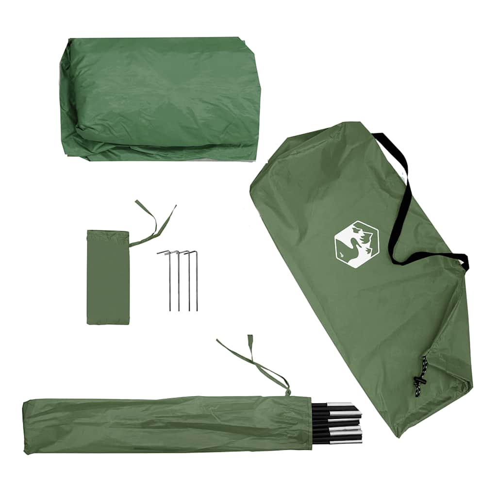 vidaXL Car Tent Green Waterproof