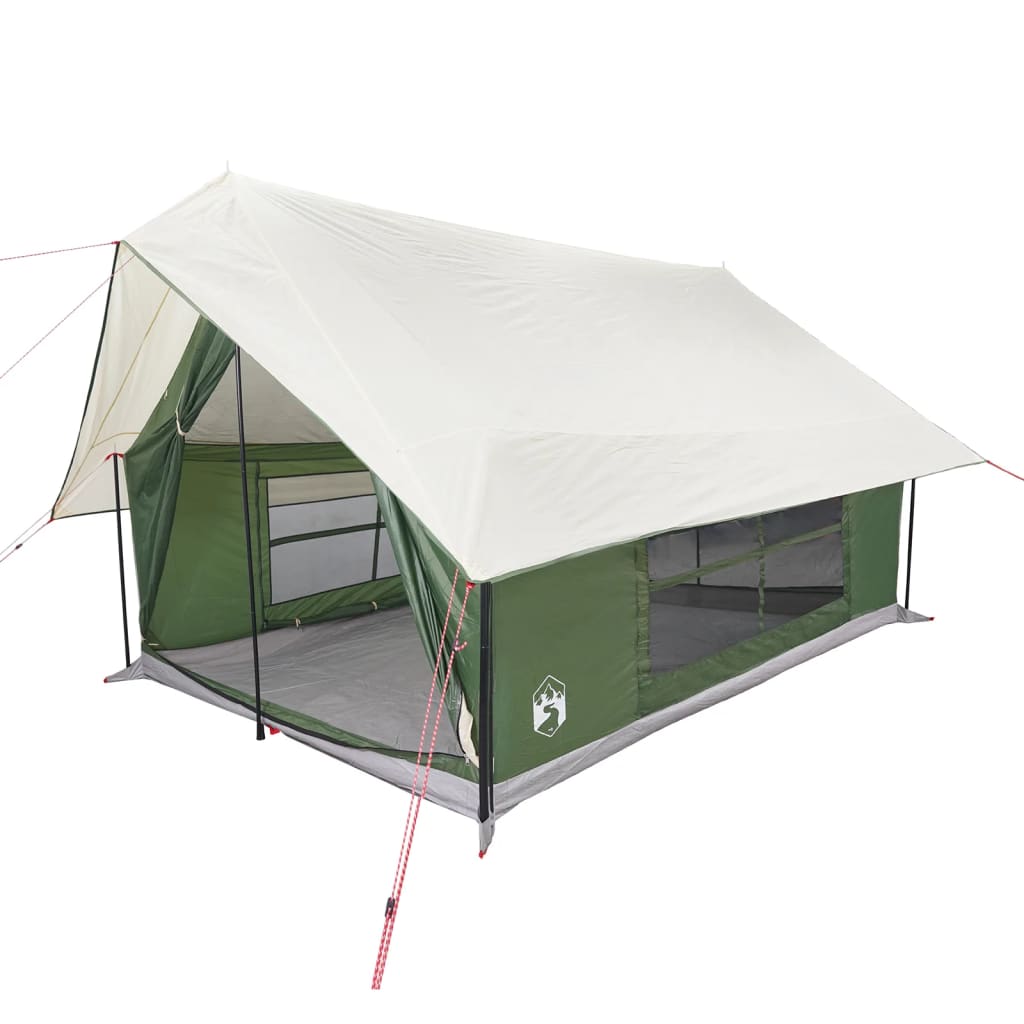 vidaXL Camping Tent 5-Person Green Waterproof