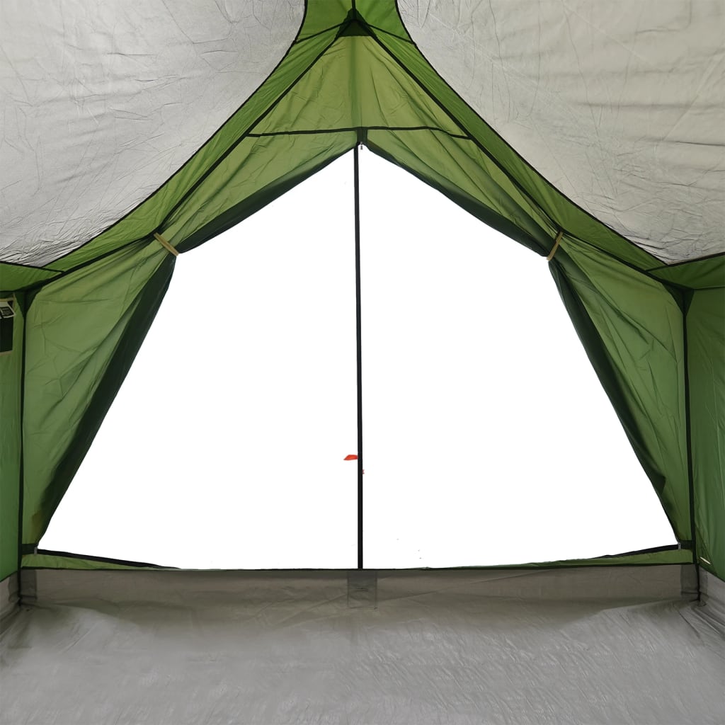 vidaXL Camping Tent 5-Person Green Waterproof