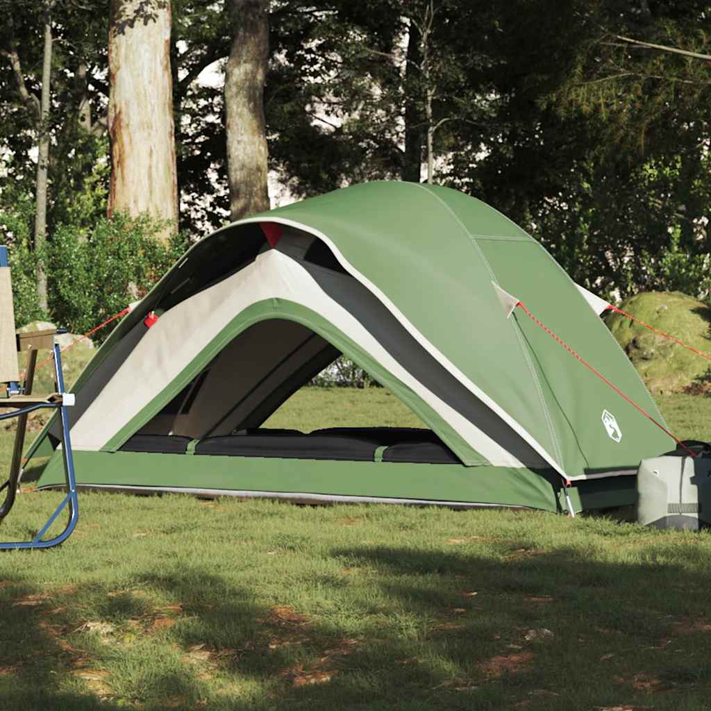 Camping Tent 1-Person Green Waterproof